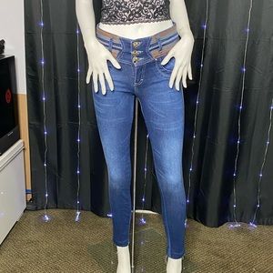 High Waisted Butt Lifting Skinny Jeans